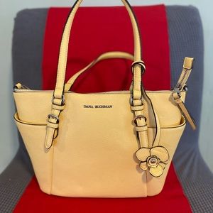 Pale yellow Dana Buchman handbag